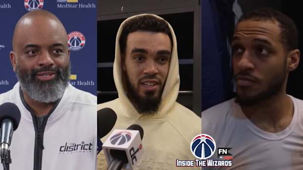 Wizards vs Trailblazers Postgame: Coach Unseld Jr., Daniel Gafford & Tyus Jones